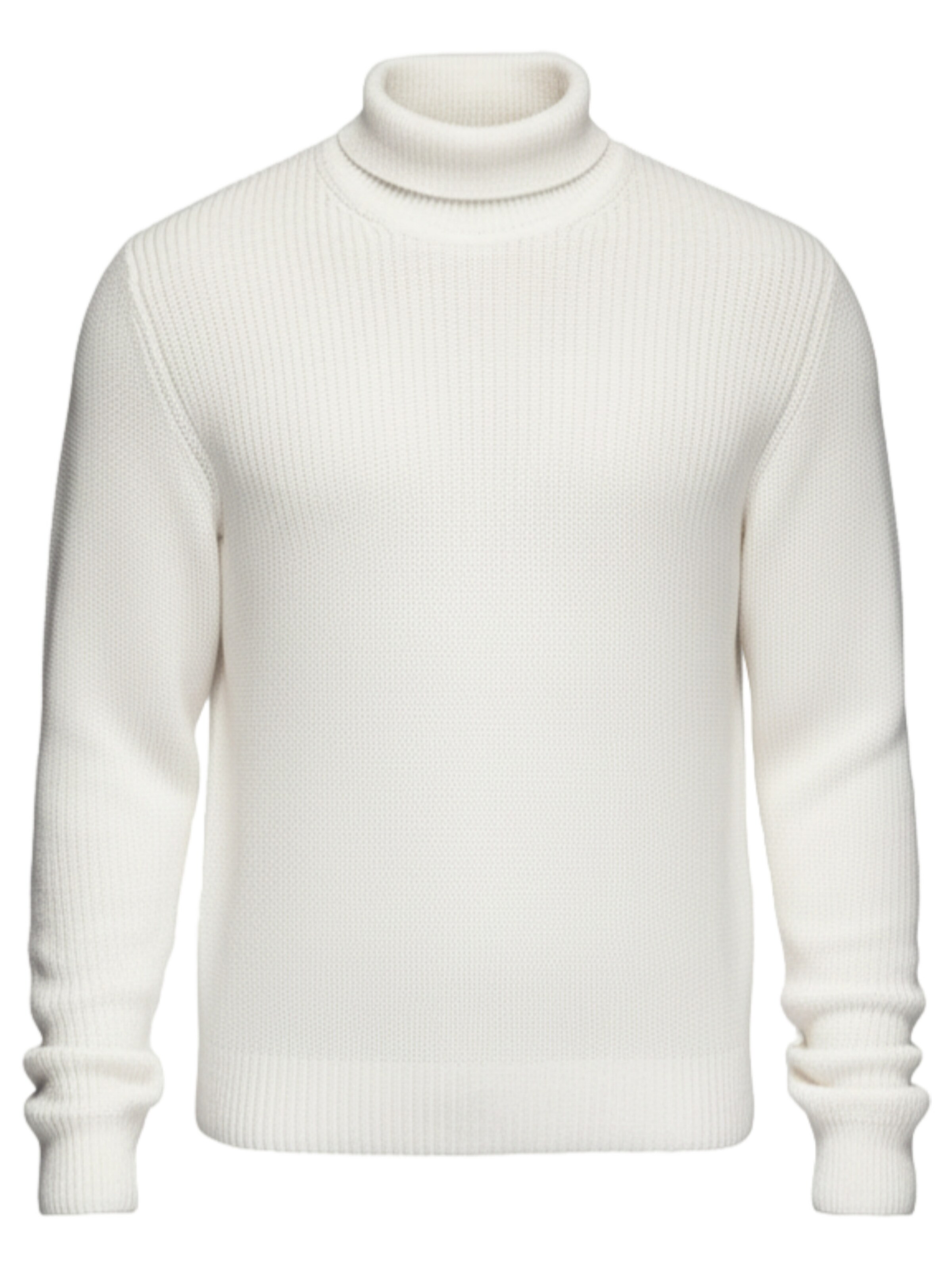 Pull-over 'OM-SWTN-0162' Ombre en blanc : devant