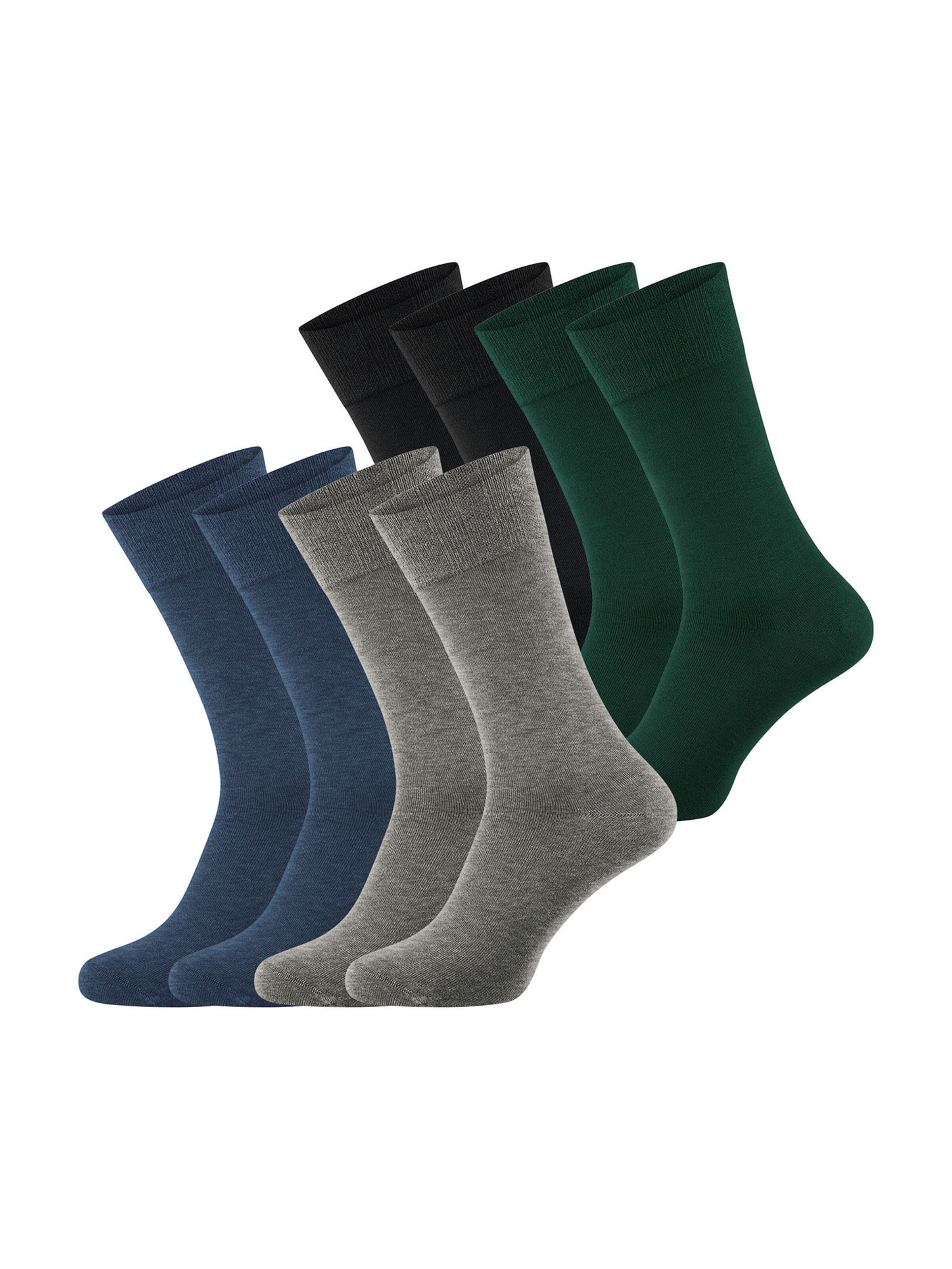 Nur Die Sokken ' Bambus Komfortbund ' in Blauw: voorkant