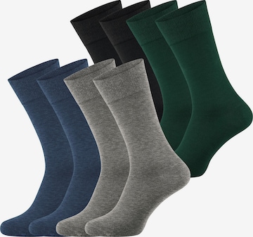 Nur Die Sokken ' Bambus Komfortbund ' in Blauw: voorkant