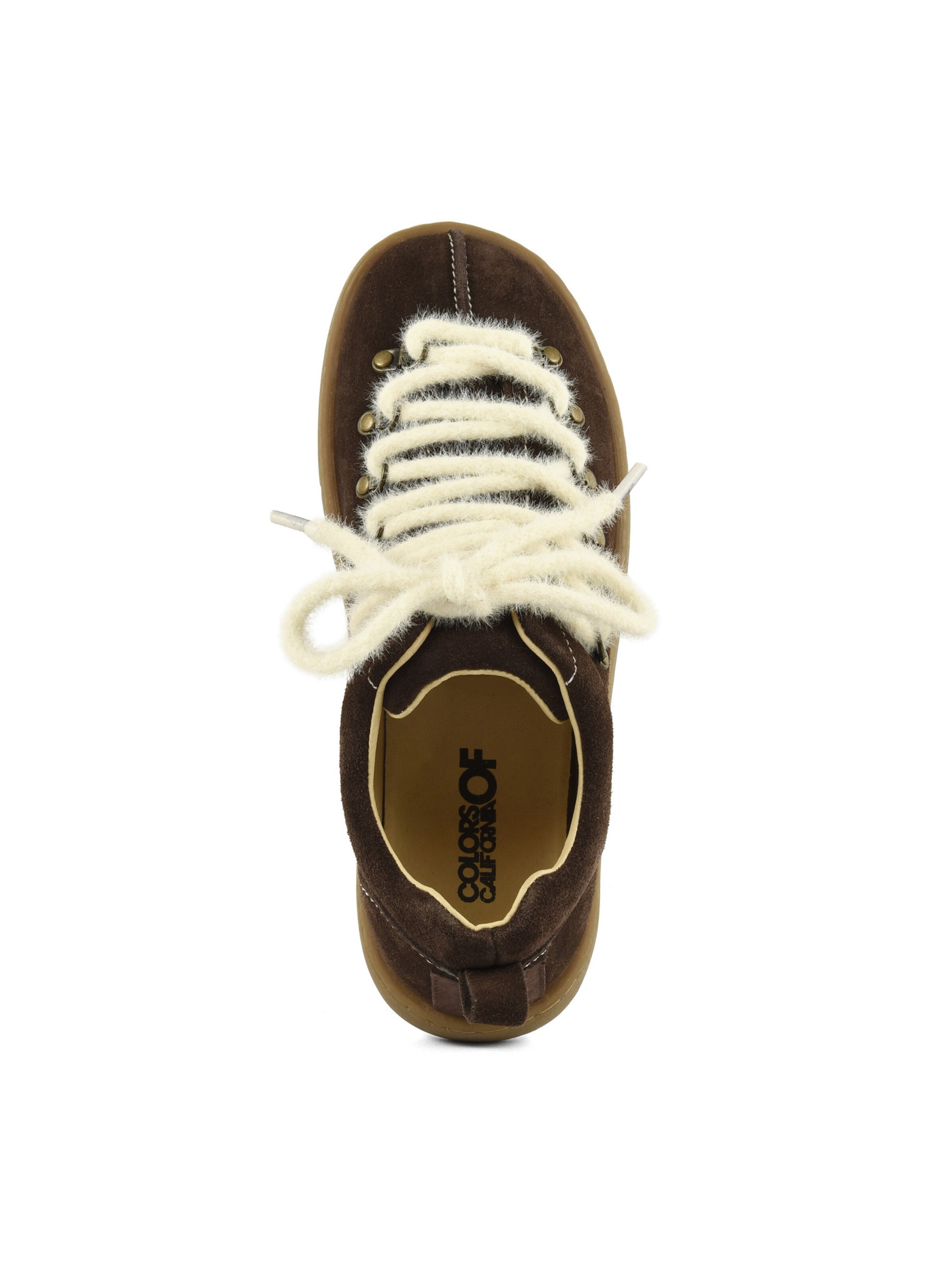 Sneaker bassa di COLORS OF CALIFORNIA in marrone: superiore