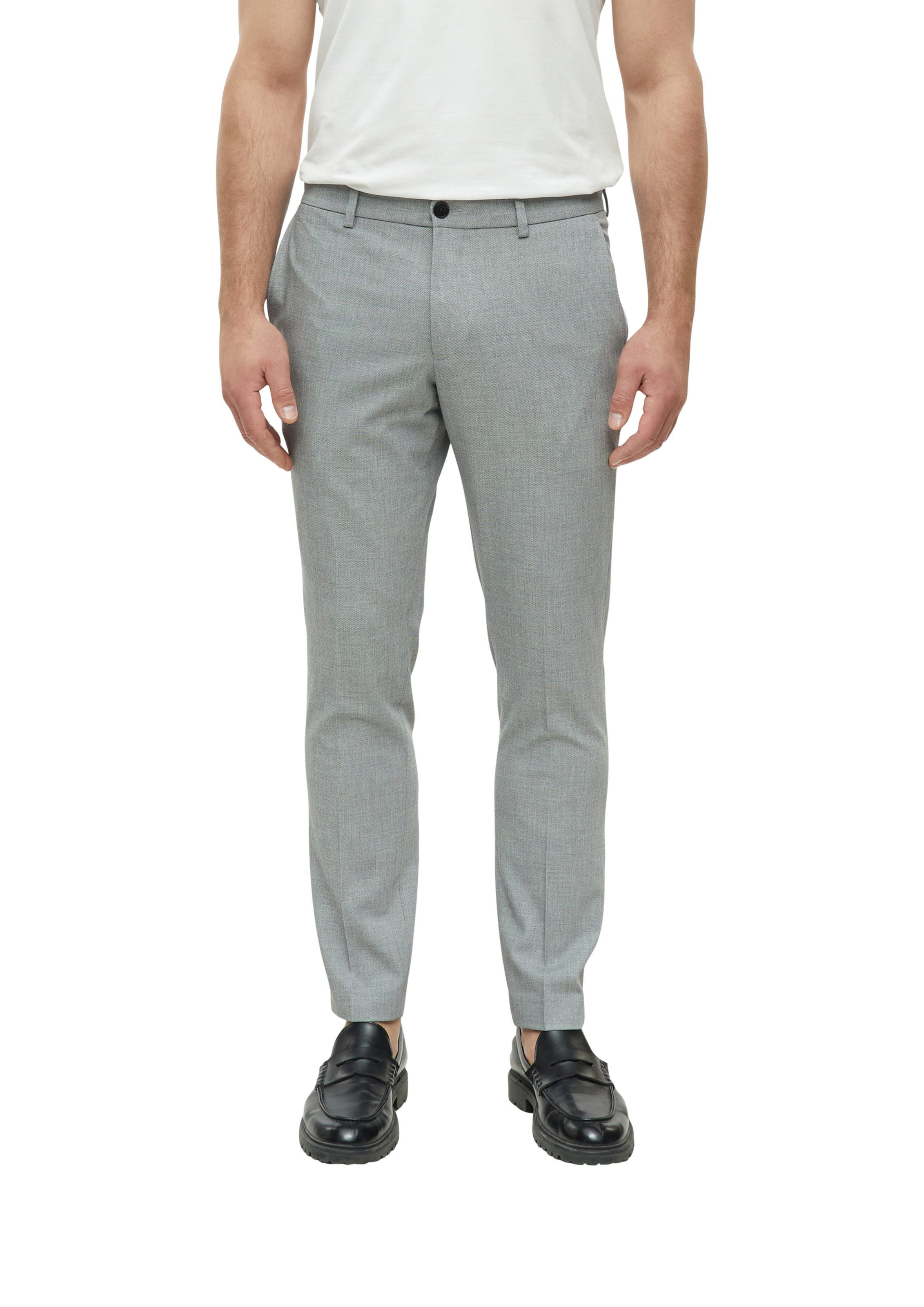 s.Oliver Regular Pantalon 'S.OPURE' in Grijs: voorkant