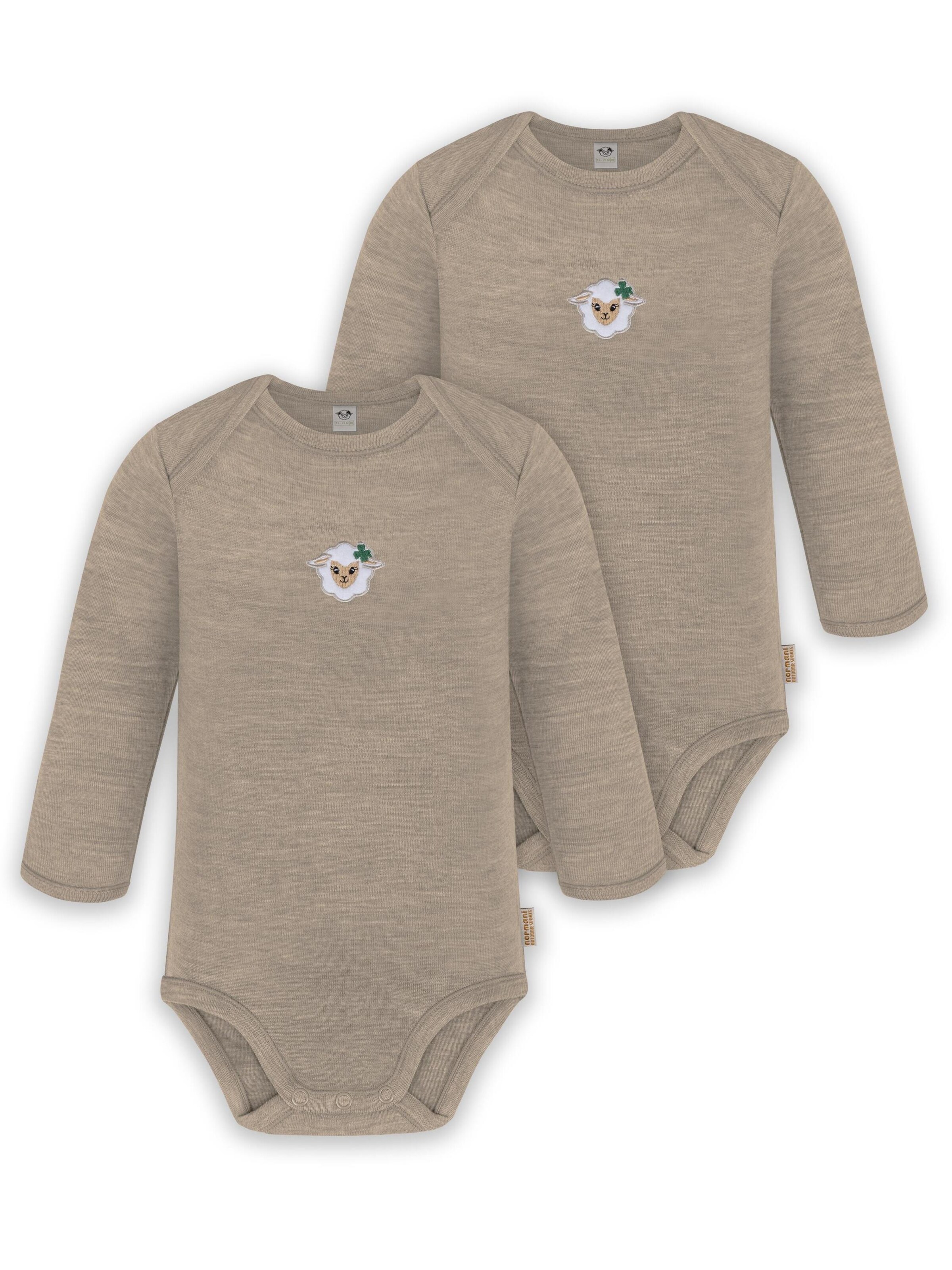 Barboteuse / body 'Auckland' normani en beige : devant