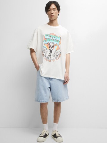 Pull&Bear Shirt in Wit