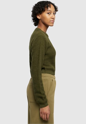 Pull-over 'Waffles' Urban Classics en vert