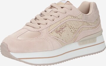 Pepe Jeans Sneakers laag 'RUSPER GALA' in Roze: voorkant