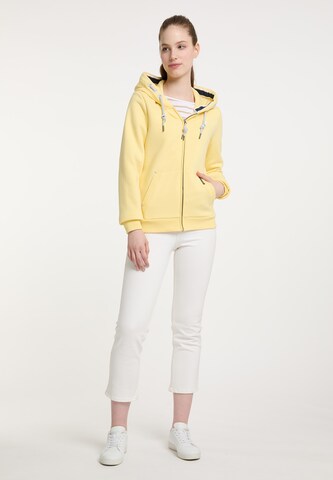 Schmuddelwedda Zip-Up Hoodie in Yellow