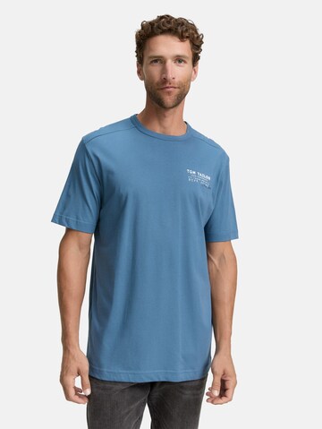 TOM TAILOR Shirt in Blue: front