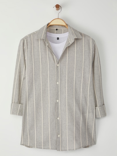 Trendyol Chemise en beige / indigo, Vue avec produit