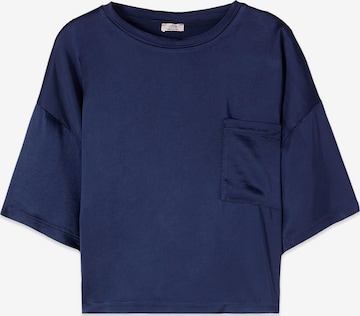 oltre Bluse in Blau: Vorderseite