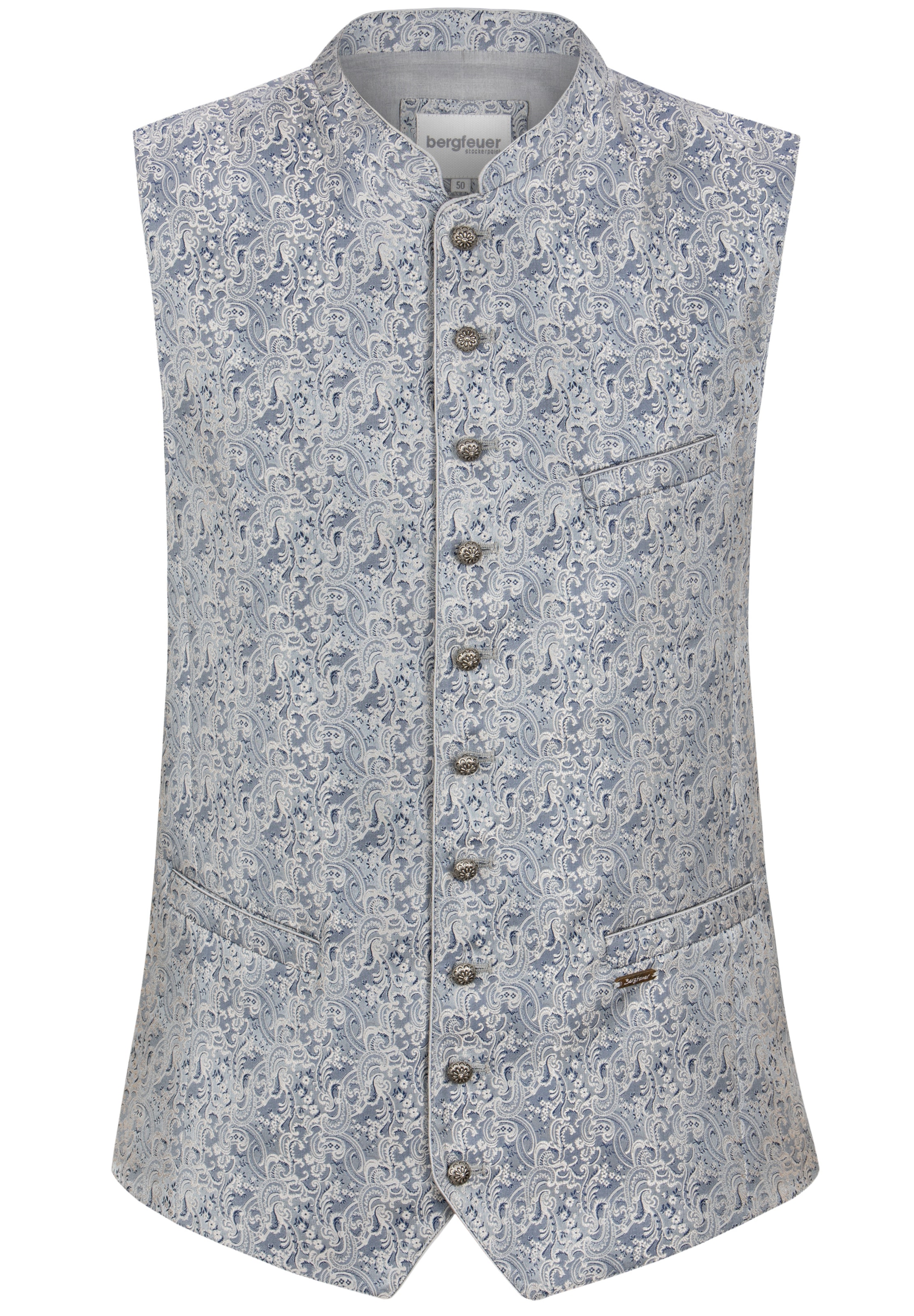 STOCKERPOINT Traditional vest 'Ramiro' in Blue: front