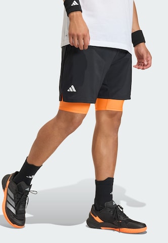 Pantalon de sport ADIDAS PERFORMANCE en noir : devant