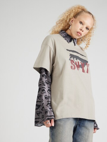 T-Shirt SHYX en gris : devant