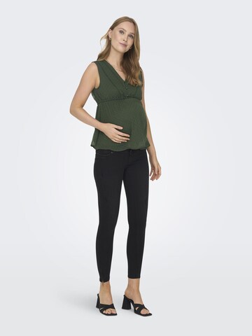 Only Maternity Blouse 'OLMBETTINA' in Green