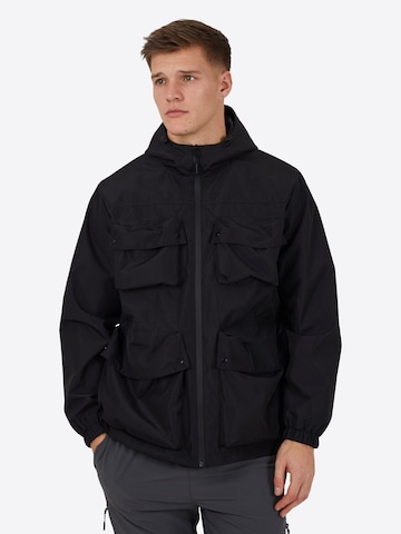 Veste mi-saison BRAVE SOUL en noir : devant