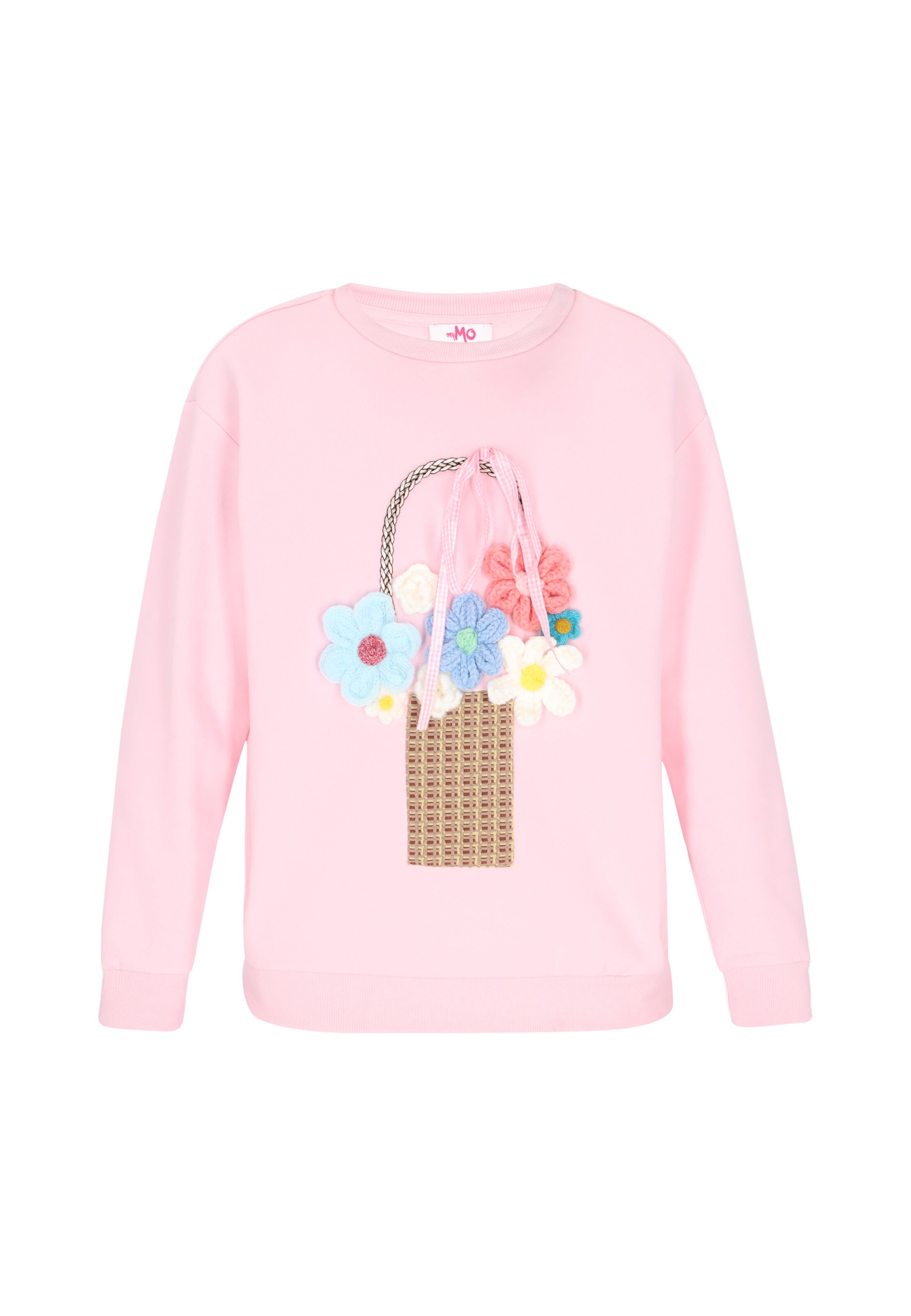 Sweat-shirt MYMO en rose : devant