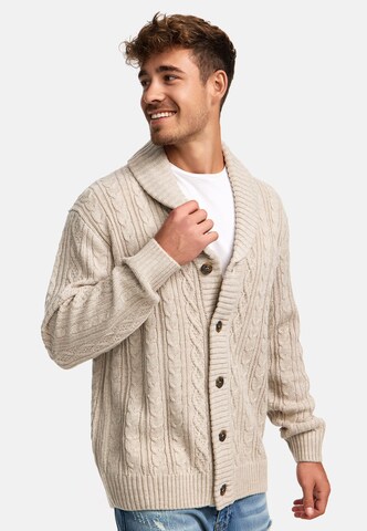 Vestes en maille ' Ilterly ' INDICODE JEANS en beige : devant