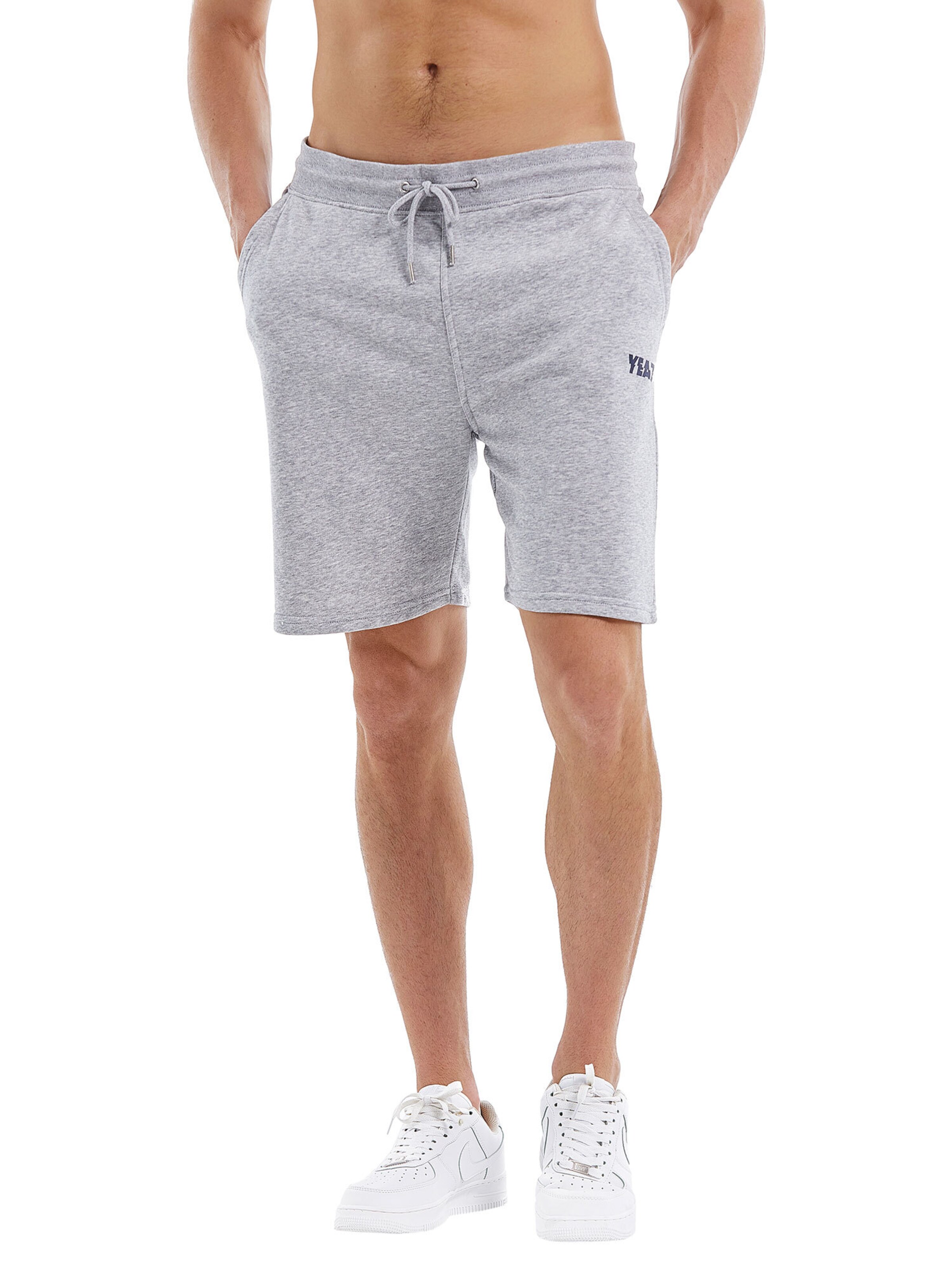 YEAZ - regular Pantalón 'Chax' en gris: frente