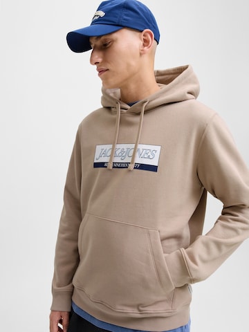 Bluză de molton 'JORINWOOD' de la JACK & JONES pe maro