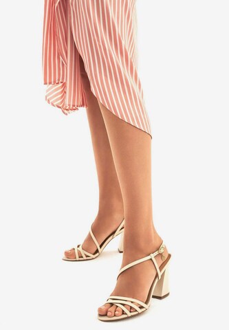 Kazar Sandals in Beige