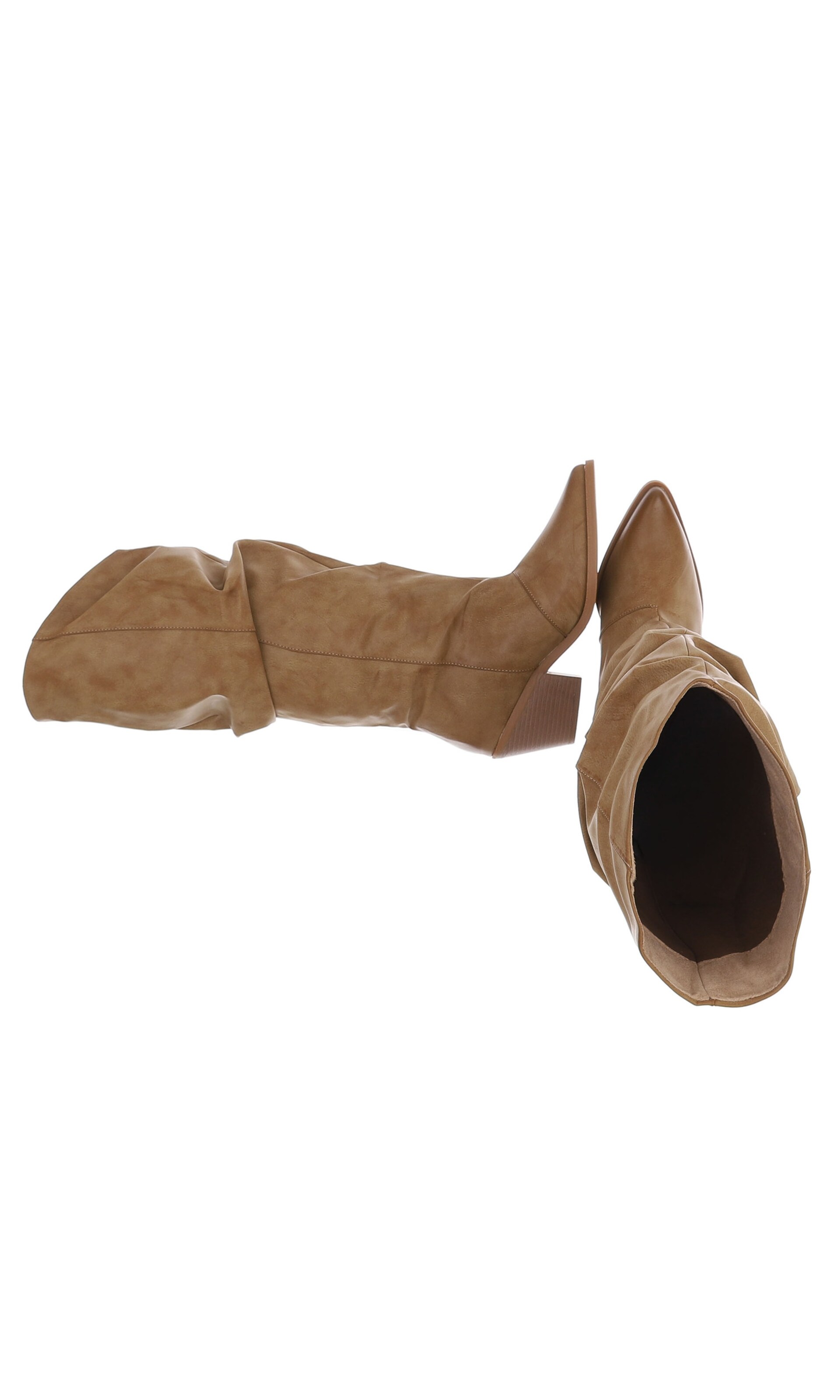 Ital-Design Cowboystiefel in Braun