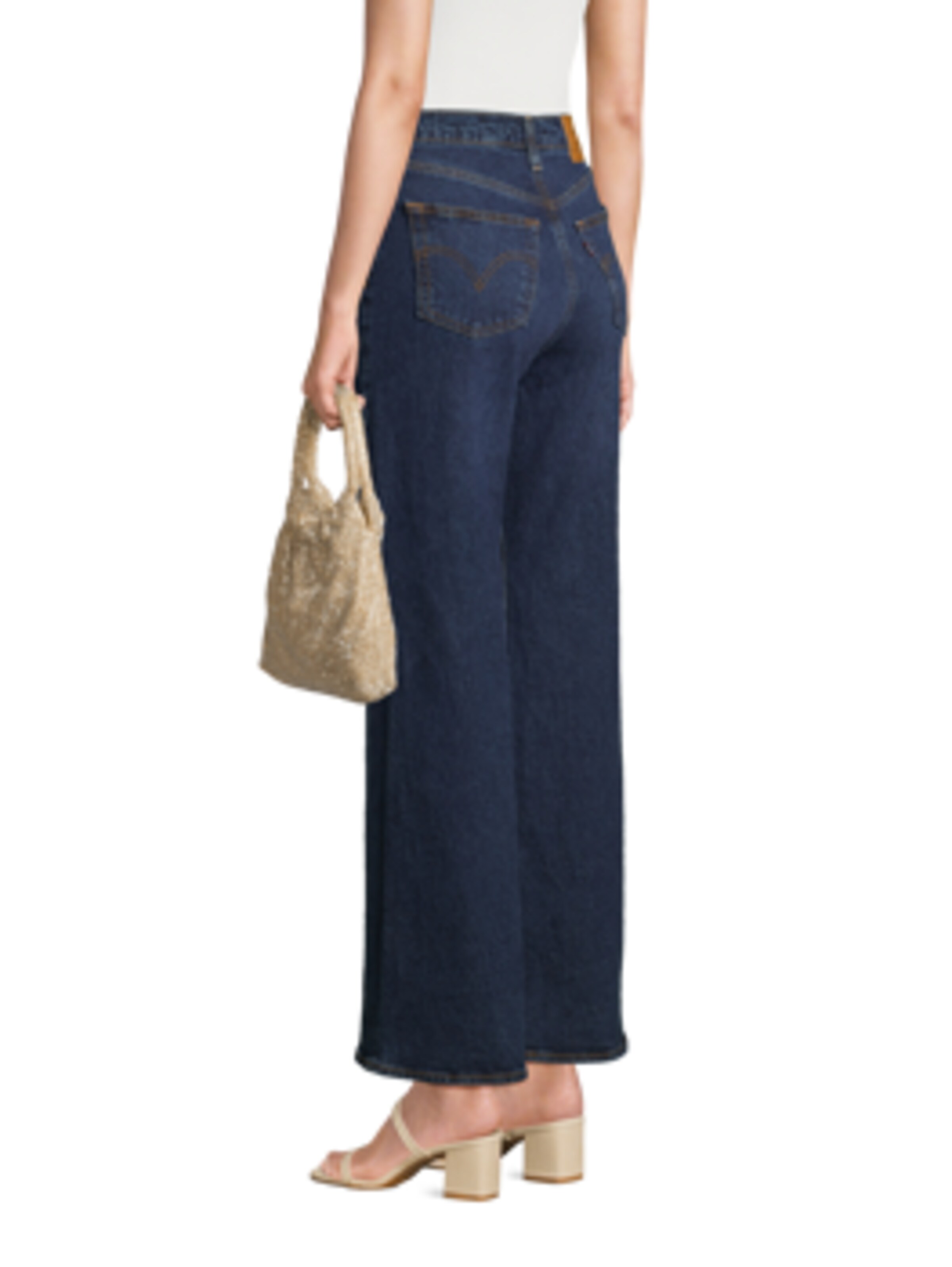 Poșete de la mascara pe auriu: față