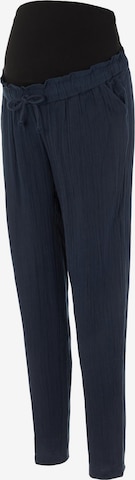 MAMALICIOUS Regular Pants 'Cora' in Blue: front