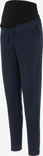 Pantaloni 'Cora' MAMALICIOUS pe albastru marin / negru, Vizualizare produs