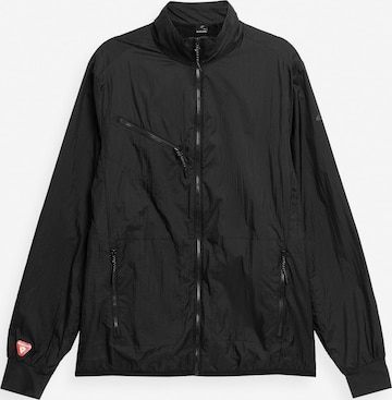 4F Outdoor jacket 'PrimaLoft® Aktiv' in Black: front