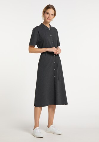 DreiMaster Maritim Shirt Dress in Grey