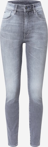 G-Star RAW Skinny Jeans 'Kafey' in Grijs: voorkant