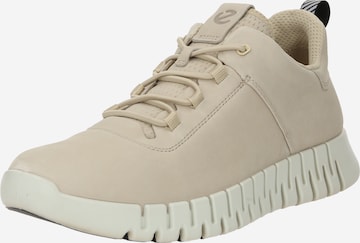 Sneaker bassa 'GRUUV' di ECCO in beige: frontale