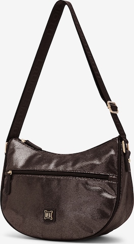 Borsa a tracolla 'Tapiro 33' di Laura Biagiotti in marrone: frontale