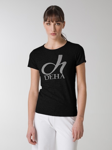 DEHA T-Shirt in Schwarz: Vorderseite