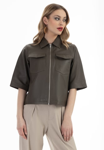 faina Between-season jacket in Grey: front