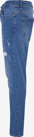 2Y Premium Tapered Jeans in Blau