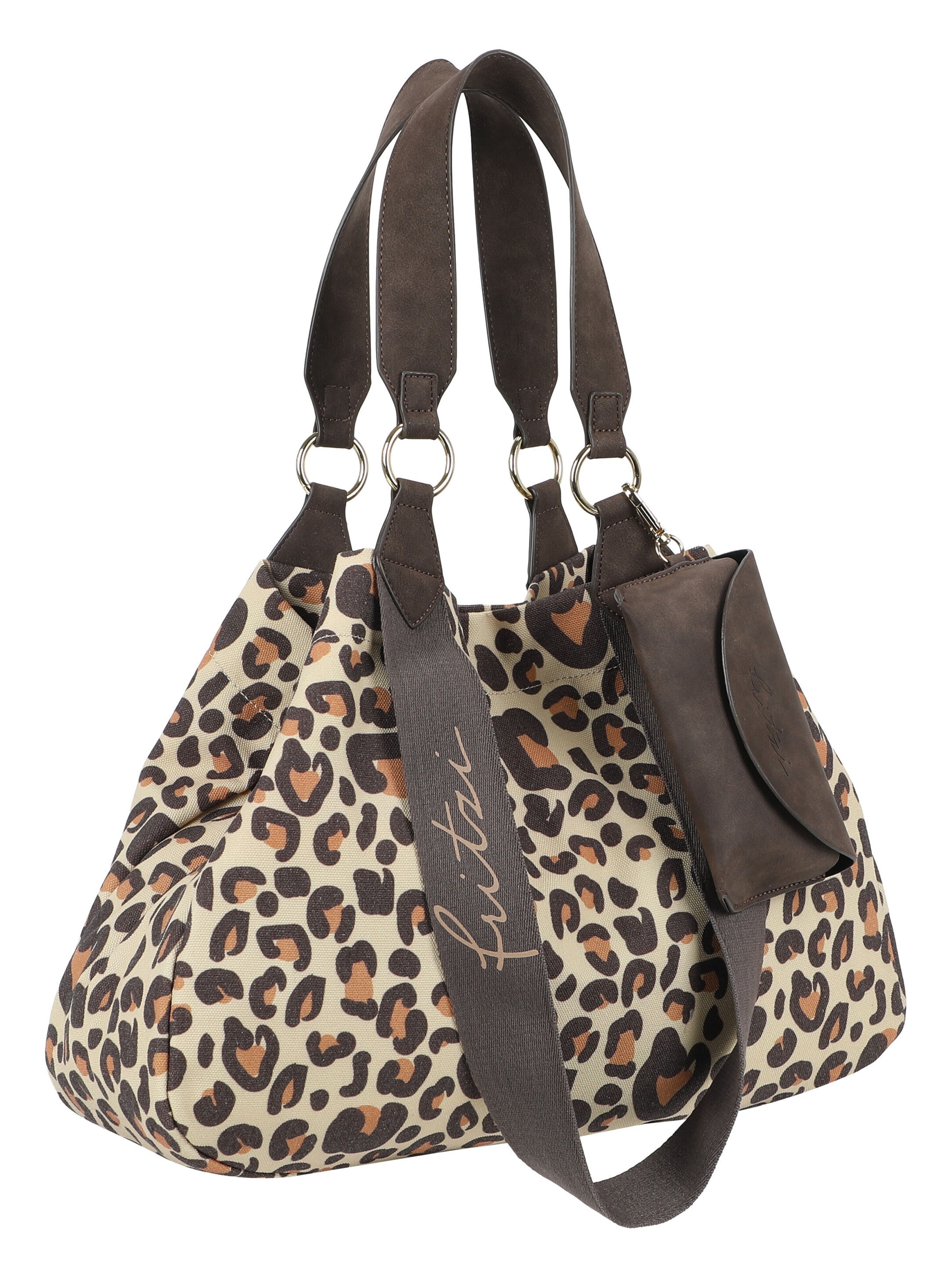 Fritzi aus Preußen Shopper 'Izzy Medium Limited Leo Camel' in Beige