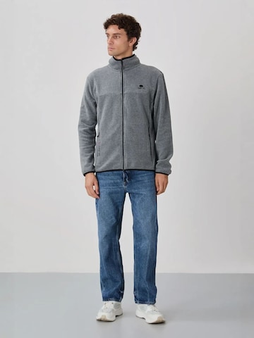 Tommy Life Fleece jas in Grijs