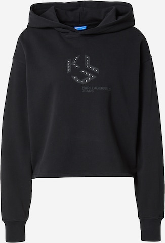 juoda KARL LAGERFELD JEANS Megztinis be užsegimo: priekis