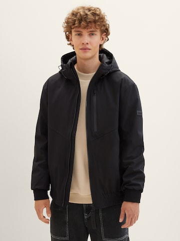 TOM TAILOR DENIM Prehodna jakna | črna barva