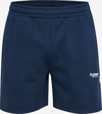 Hummel regular Bukser 'LEGACY 2.0' i blå: forside