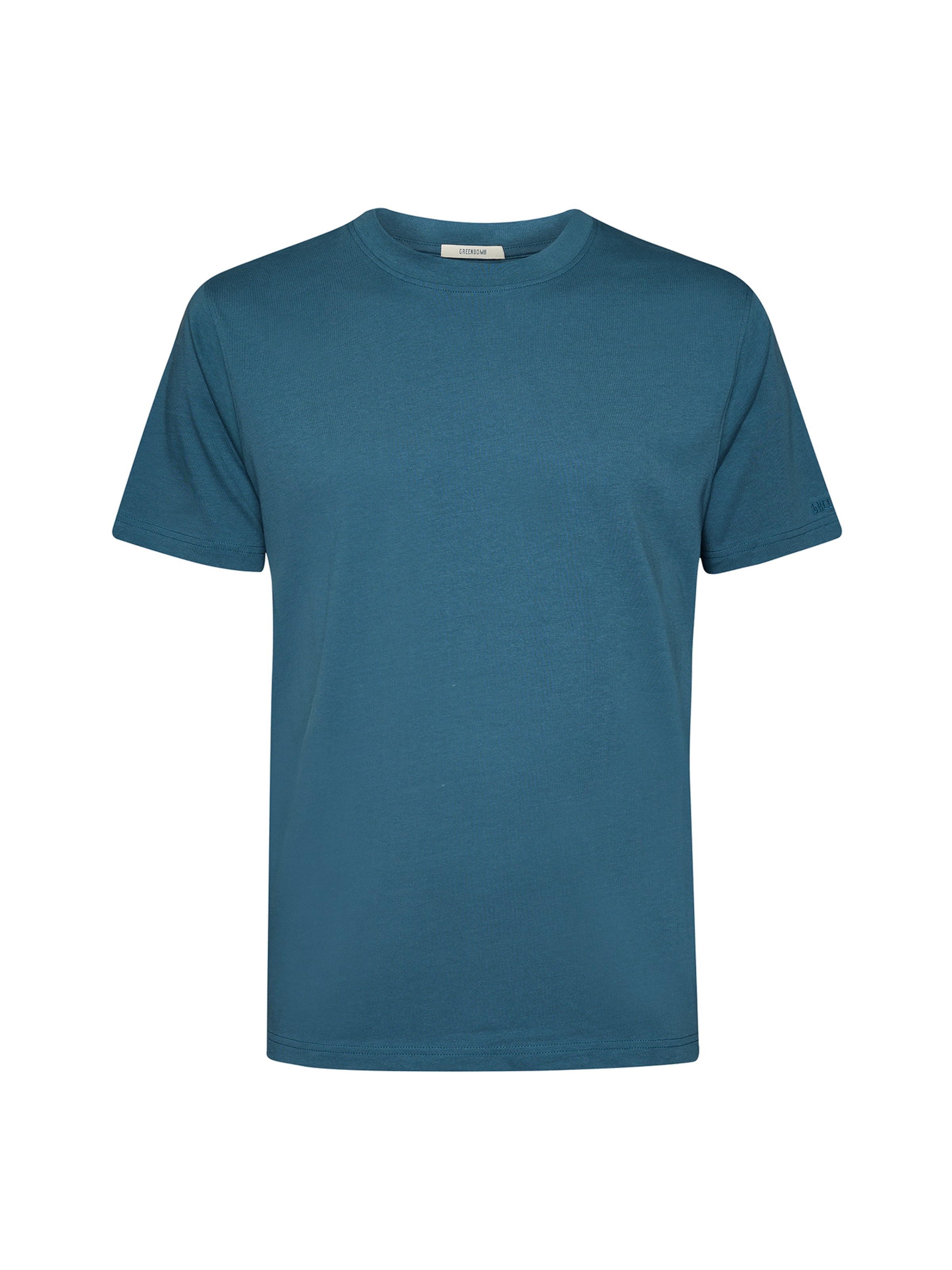 GREENBOMB Shirt 'Fusion Basic' in Blue: front