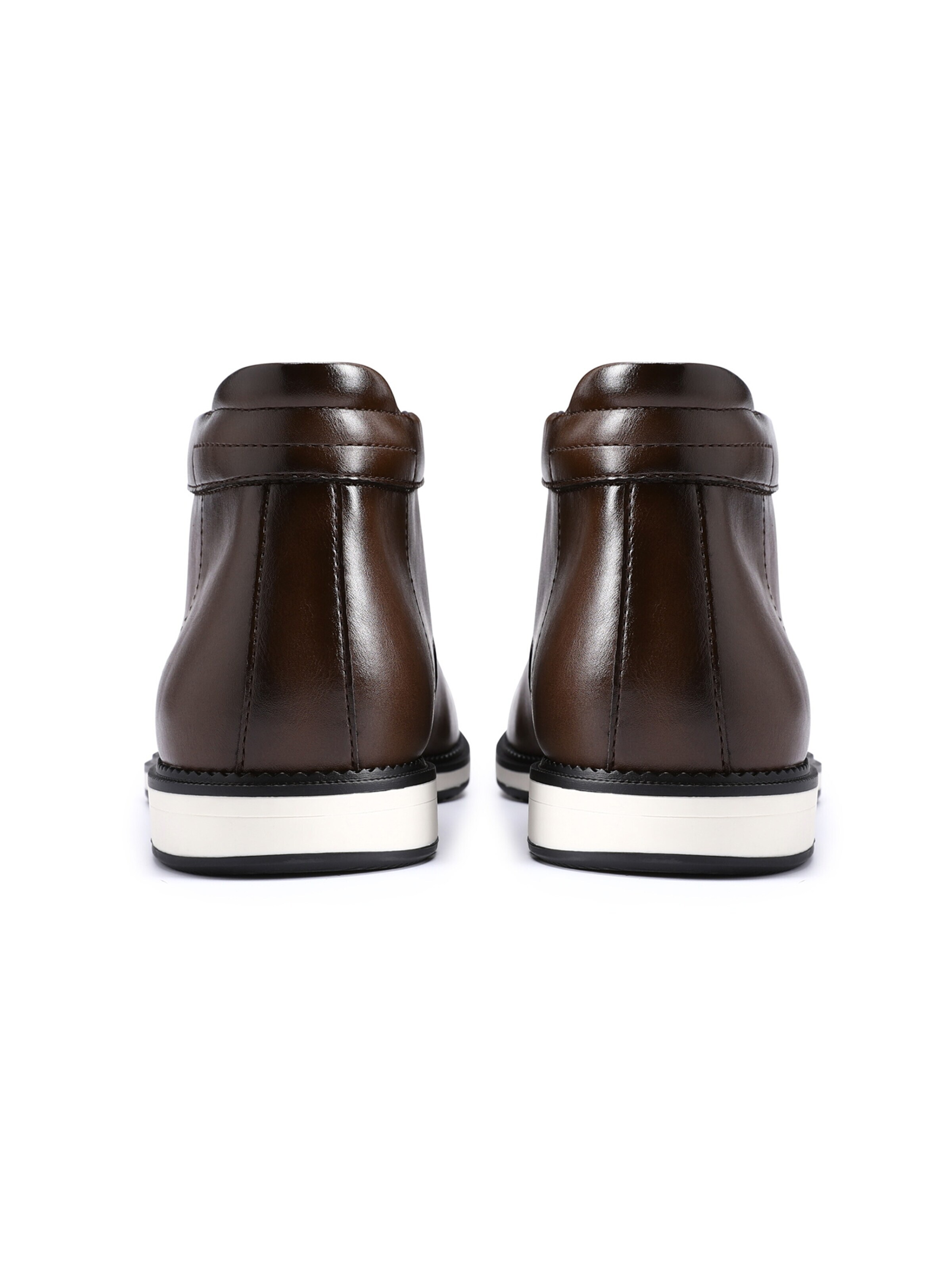 ALLTHEMEN Lace-Up Shoes 'Schutz' in Brown