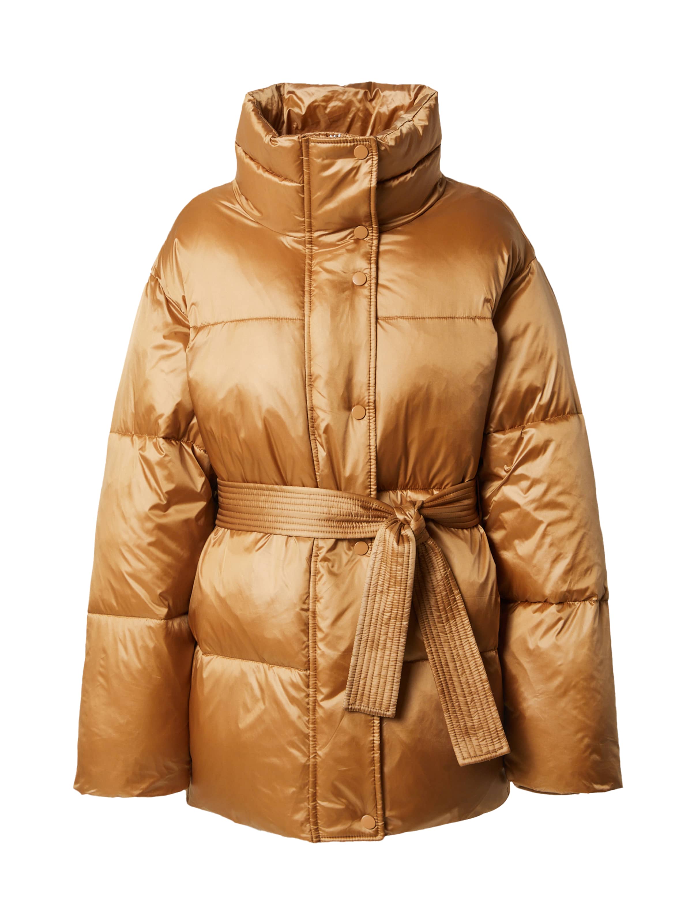 EDITED Χειμερινό μπουφάν 'Fatima' σε καφέ: μπροστά