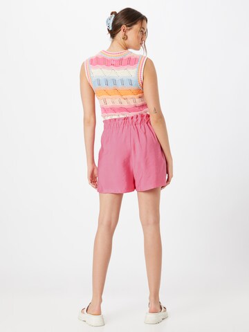 SISTERS POINT Wide Leg Shorts 'ELLA' in Pink