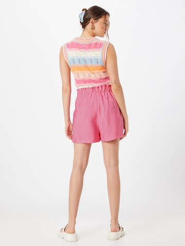 SISTERS POINT Wide Leg Shorts 'ELLA' in Pink