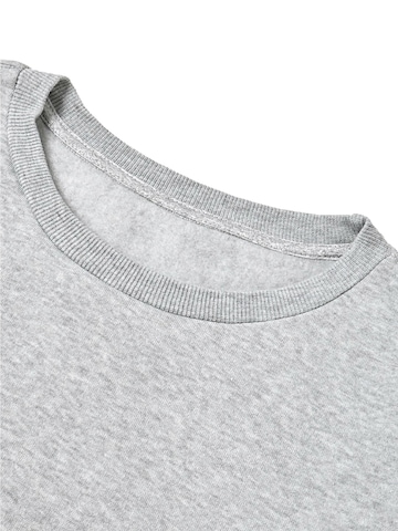 GORHEY - Sudadera 'Women's Fleece Pullover, Sweatshirt with Letter Print, Long Sleeve, Loose Fit' en gris