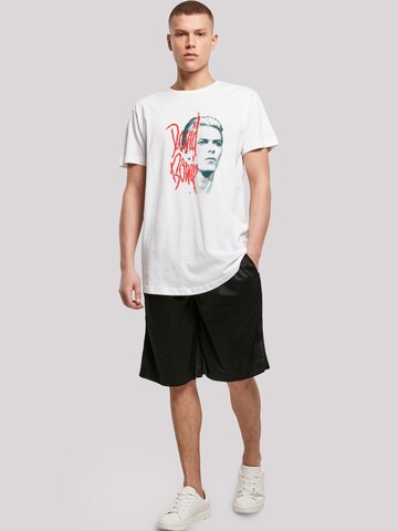 F4NT4STIC Shirt 'David Bowie Mono Stare' in White
