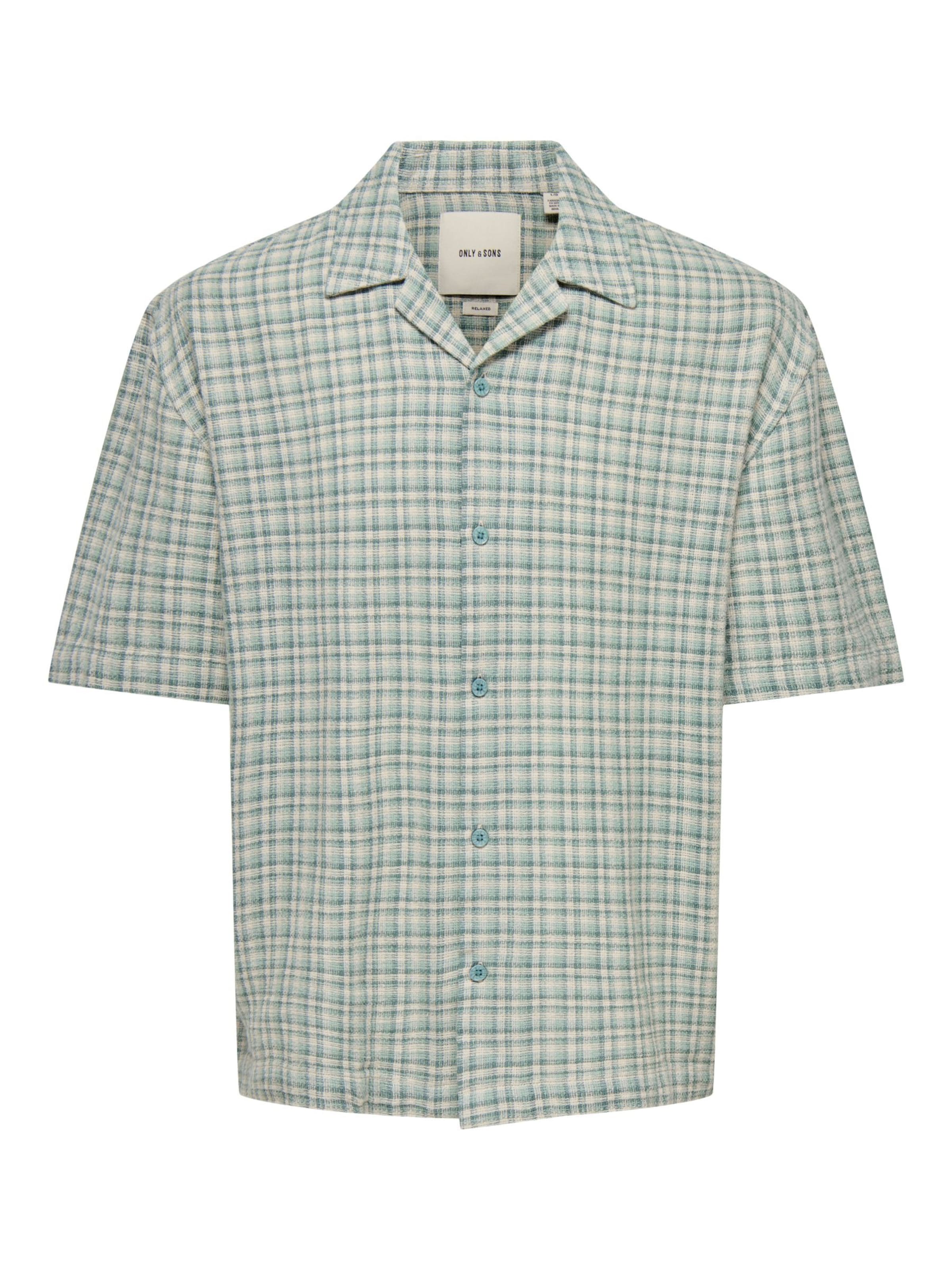 Only & Sons Skjorte 'ONStrev' i grøn: forside