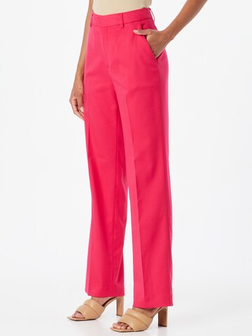 Regular Pantalon à plis 'Hailey' SCOTCH & SODA en rose : devant