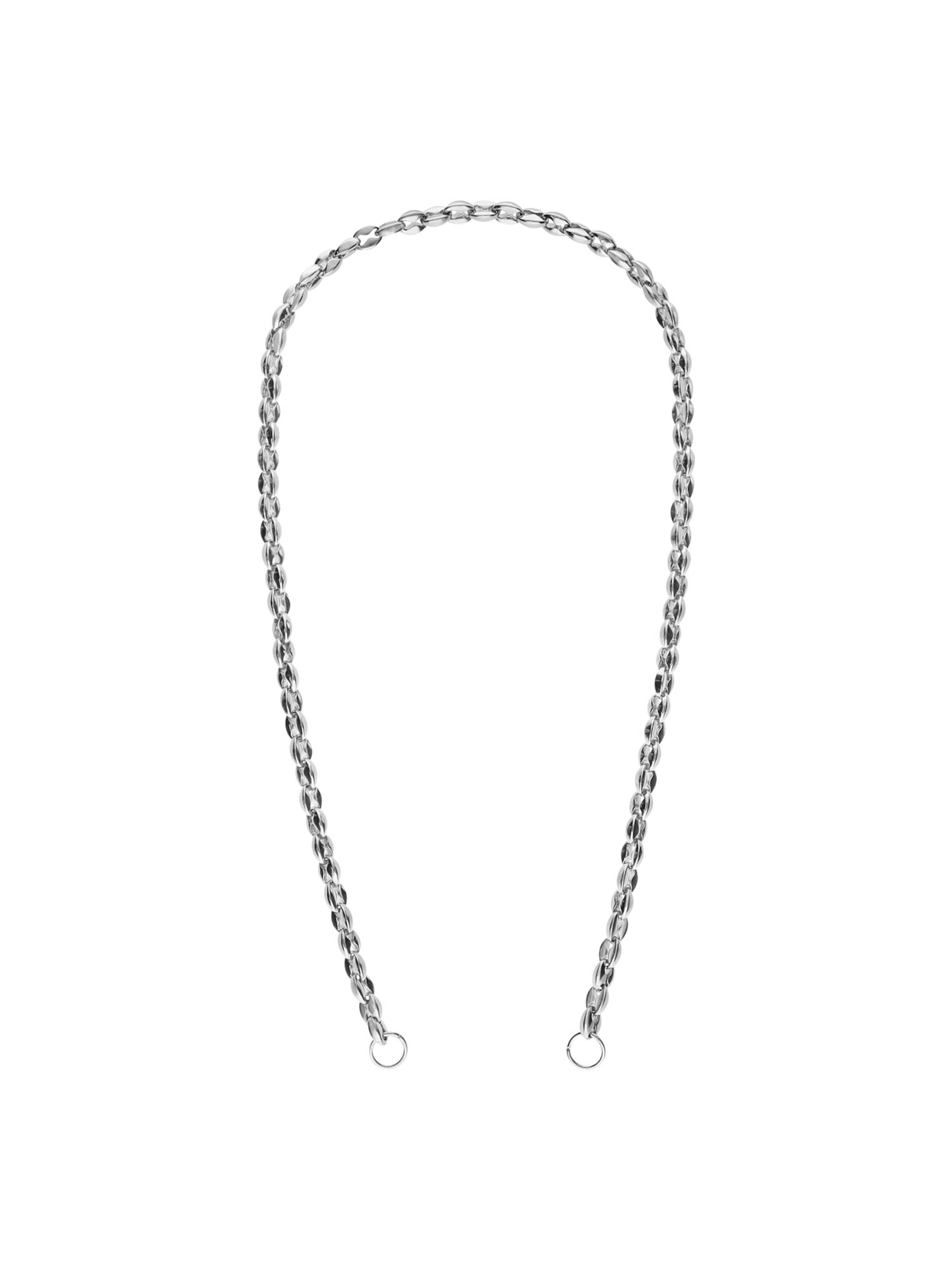 Lucardi Necklace 'Bali' in Silver: front